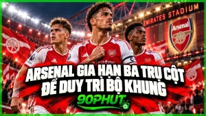 Arsenal gia hạn ba trụ cột để duy trì bộ khung