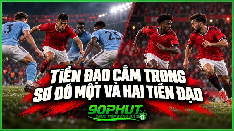 Tiền đạo cắm trong sơ đồ một và hai tiền đạo Tiền đạo cắm trong sơ đồ một và hai tiền đạo